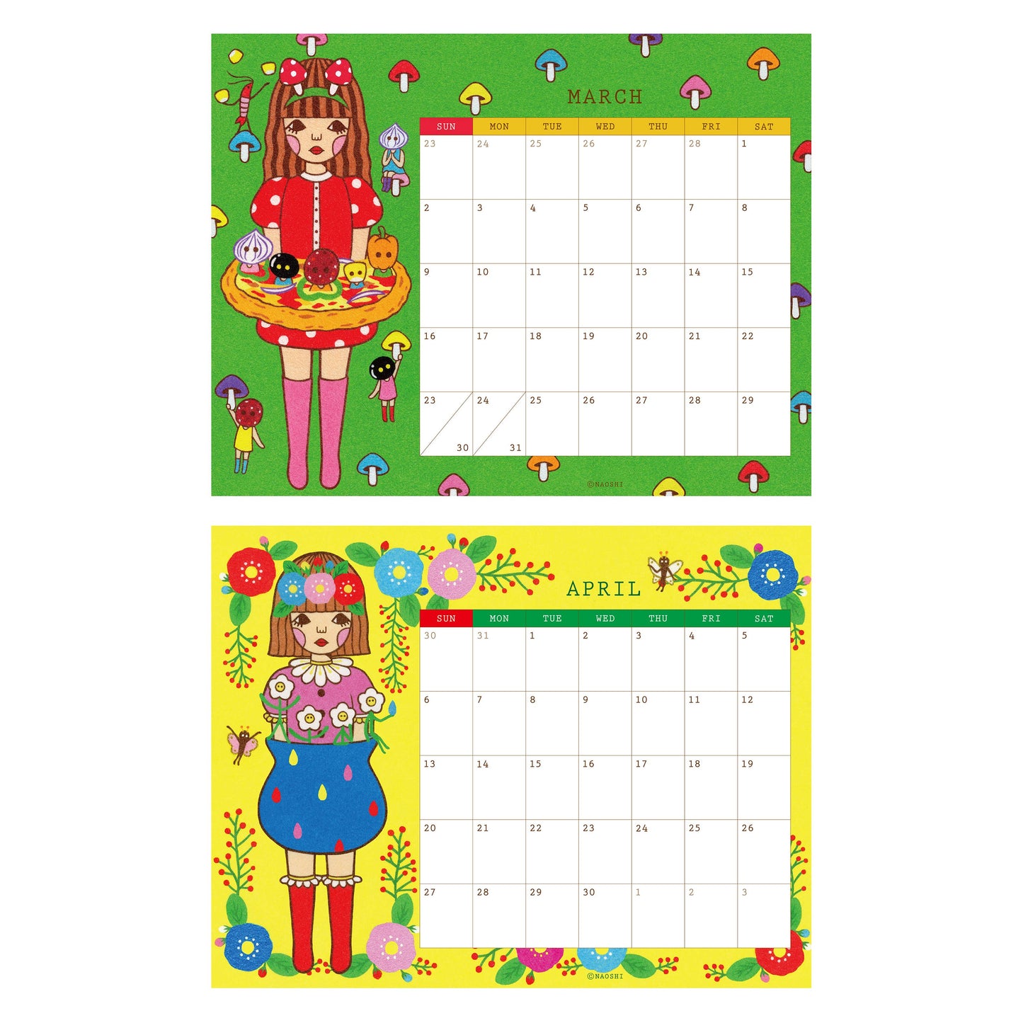 Naoshi: 2025 Calendar