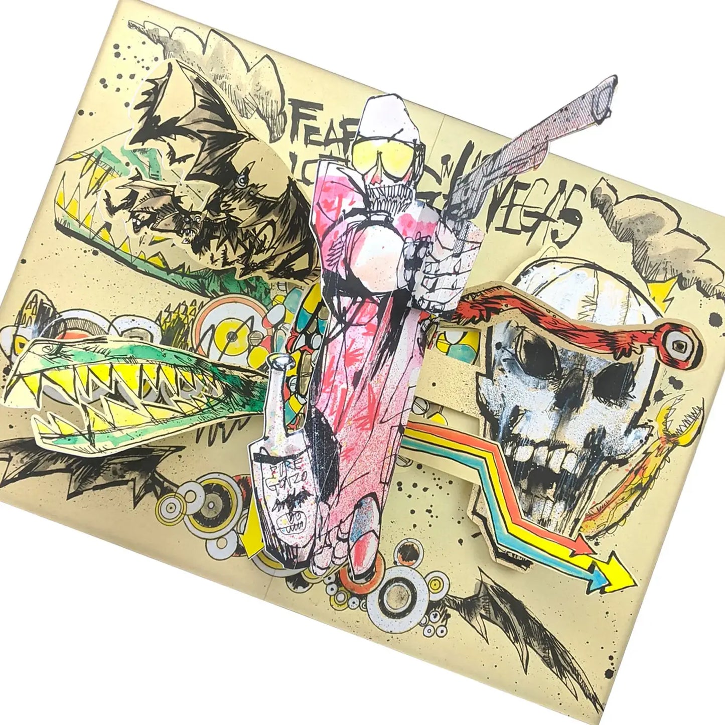 Jim Mahfood Pop Up Funk 3D Comic Art Pop Up Book