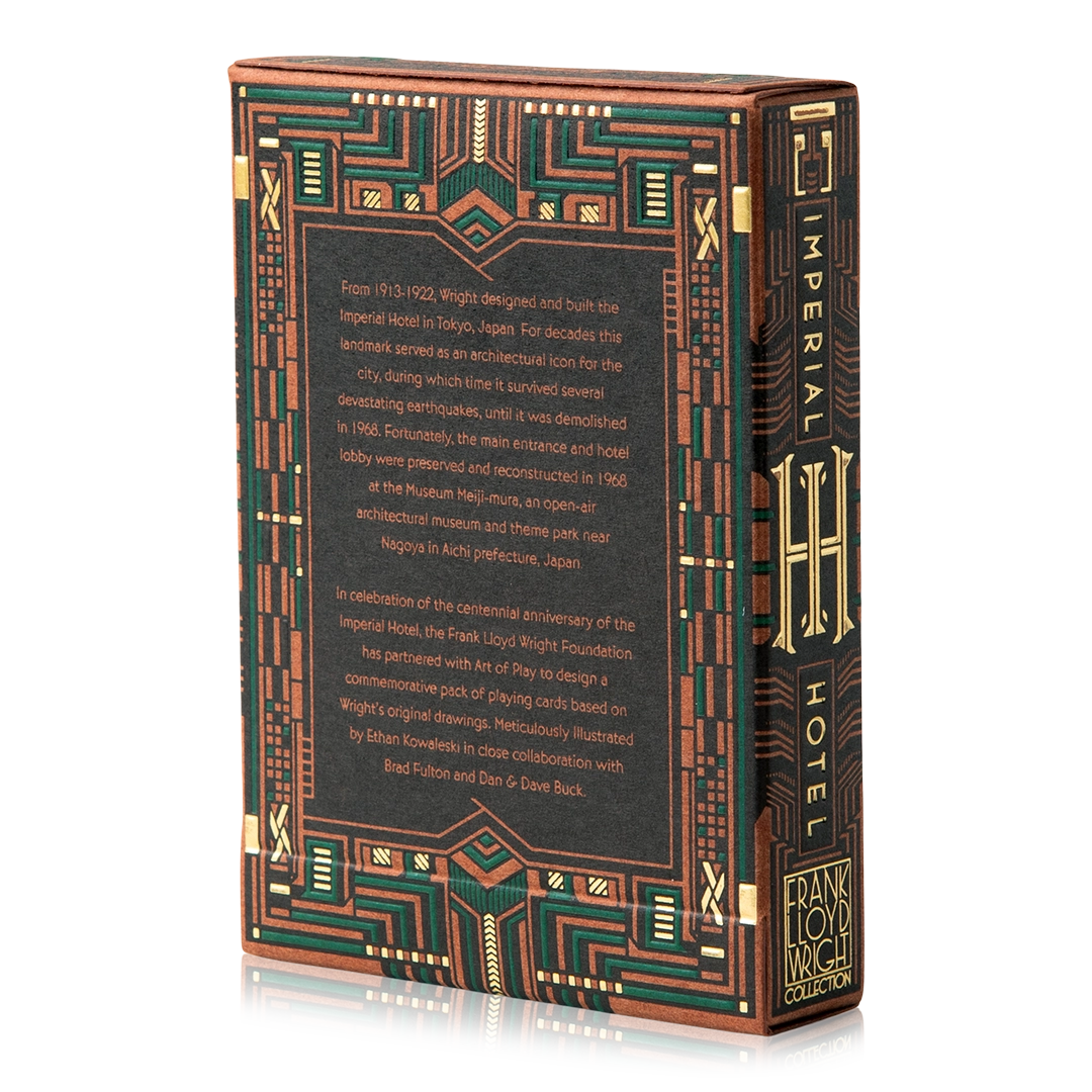 Frank Lloyd Wright: Imperial Hotel Playing Cards