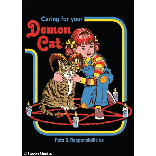 Steven Rhodes: Caring for your Demon Cat Magnet