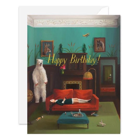 Janet Hill: Confessions of a Babysitter Happy Birthday Card