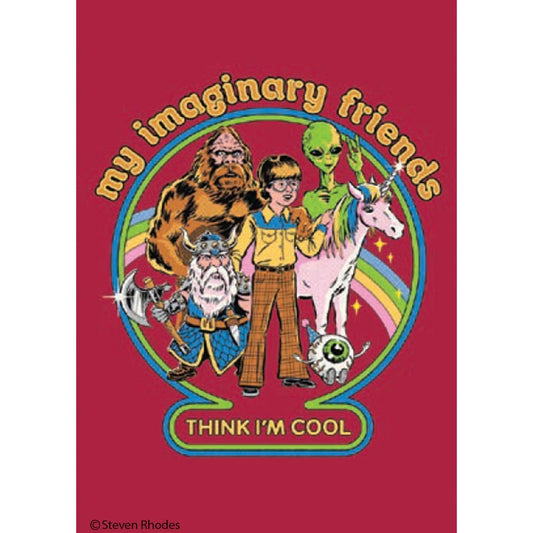 Steven Rhodes: My Imaginary Friends Think I'm Cool Magnet