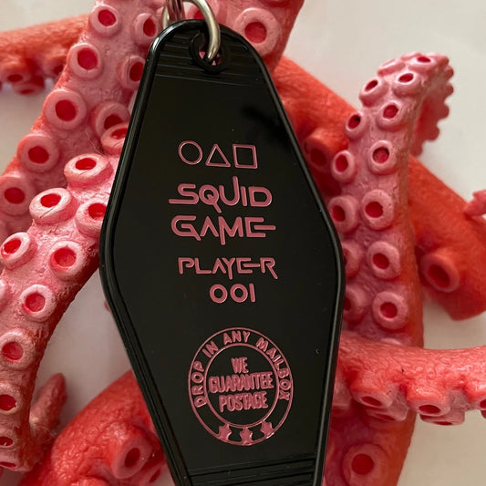 Motel Key Fob: Squid Game Player 001