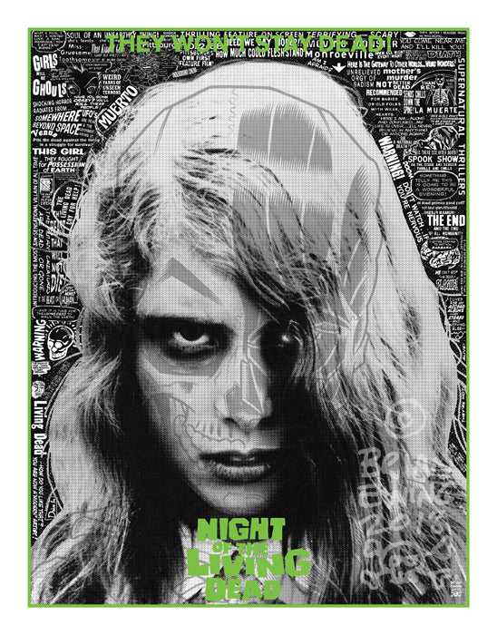 Brian Ewing: Night of the Living Dead 11" x 8.5" Art Print
