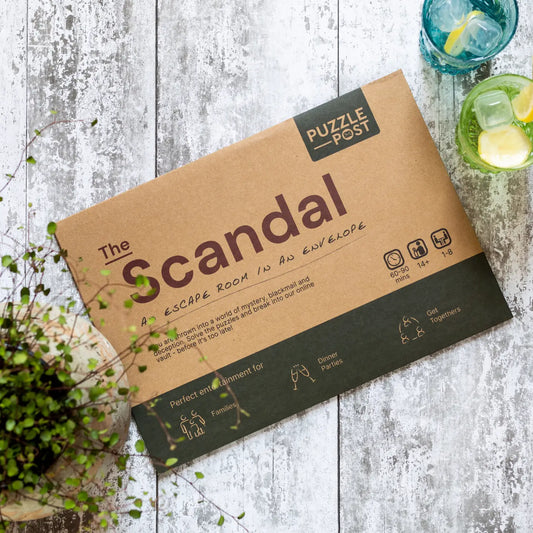 Escape Room in An Envelope: THE SCANDAL