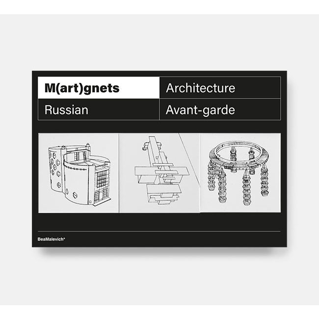 M(art)gnet Set: Decoration Russian Vanguard Houses Architecture