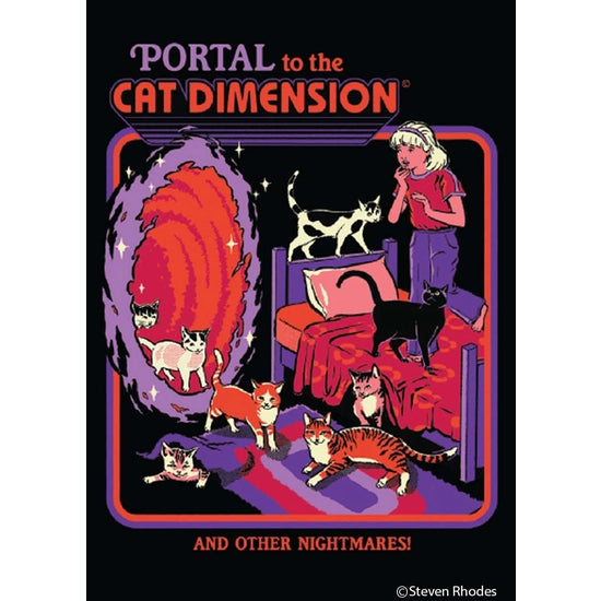 Steven Rhodes: Portal to Cat Dimension Magnet