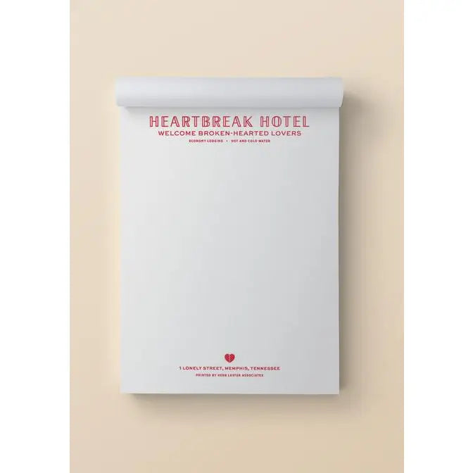 Heartbreak Hotel: Fictional Hotel 3 Notepad Set