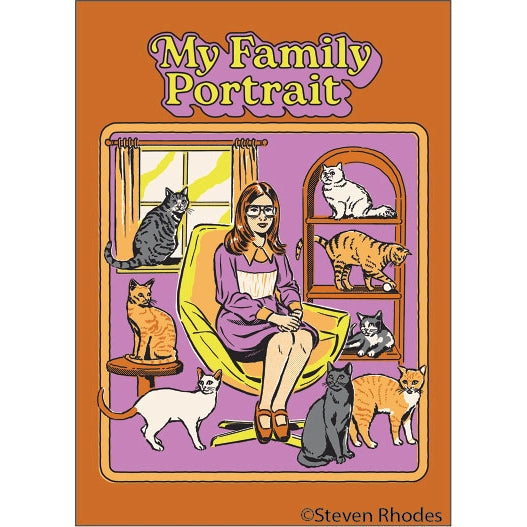 Steven Rhodes: My Family Portrait Magnet