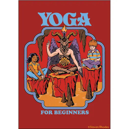 Steven Rhodes: YOGA for Beginners Magnet