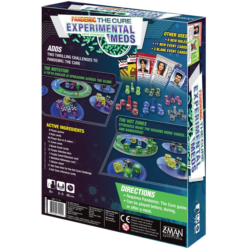 Pandemic: The Cure - Experimental Meds Expansion