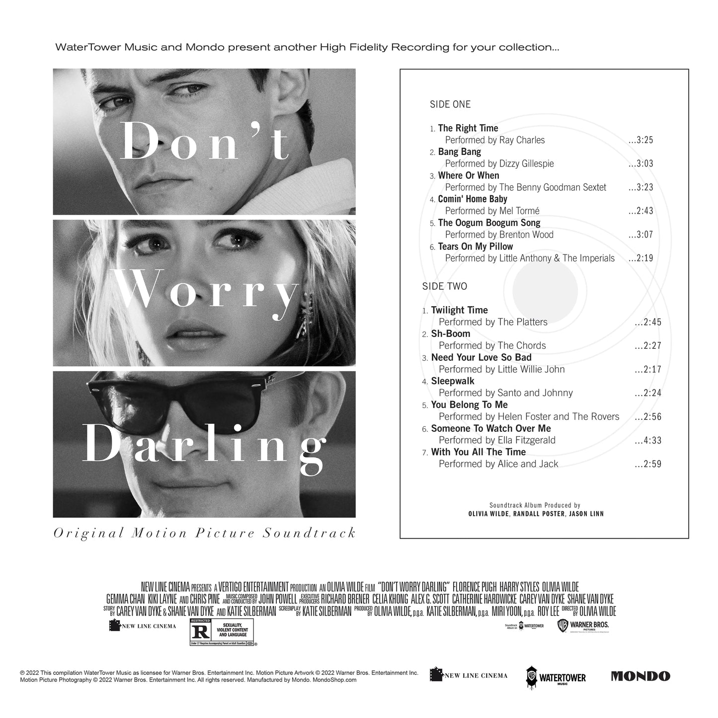 Don't Worry Darling: Original Motion Picture Soundtrack LP