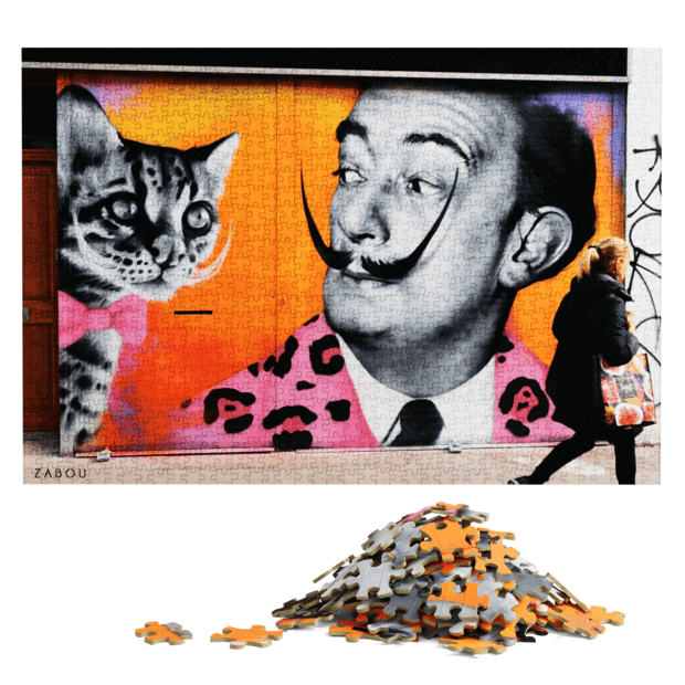 Zabou: Lost Walls Project: Dali & His Ocelot Puzzle